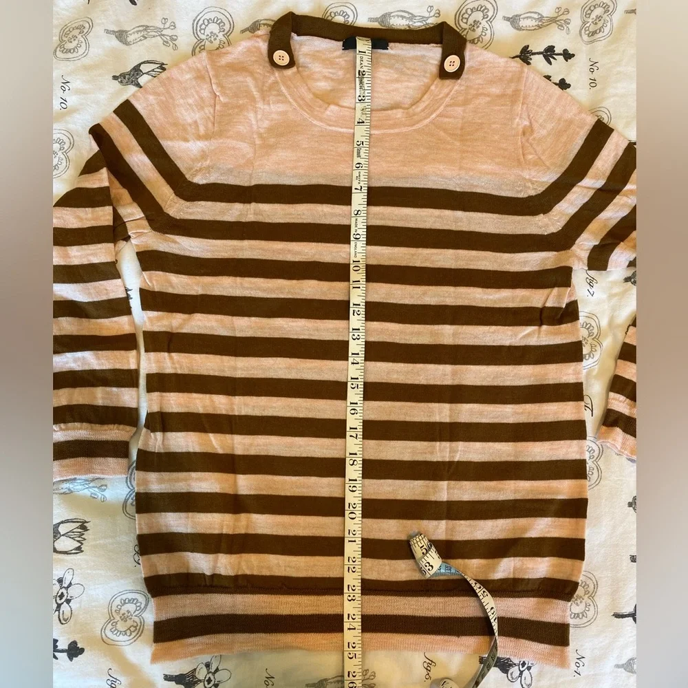 J.Crew striped Tippi sweater